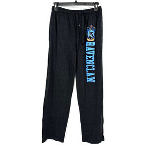 Harry Potter Ravenclaw sweat pants pajama pants size medium gray blue